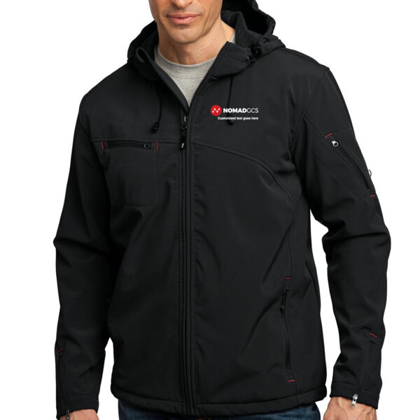 Men’s Textured Hooded Soft Shell Thumbnail