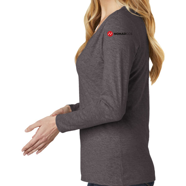 Women’s Long Sleeve V-Neck T-Shirt Thumbnail
