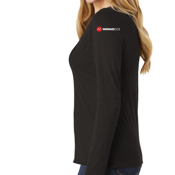Women’s Long Sleeve V-Neck T-Shirt Thumbnail